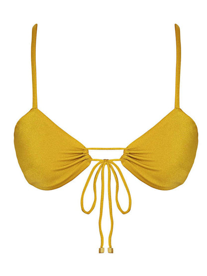 Women's Strappy Solid Color String Bikini Set Sexy Two Piece Swimsuit Beach Vacation Summer Swimwear