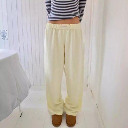 Women's Striped Wide Leg Pants High Waist Loose Casual Street Summer Vacation Trousers