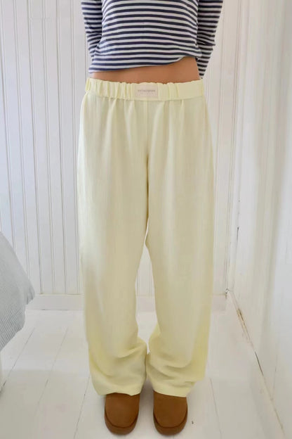 Women's Striped Wide Leg Pants High Waist Loose Casual Street Summer Vacation Trousers