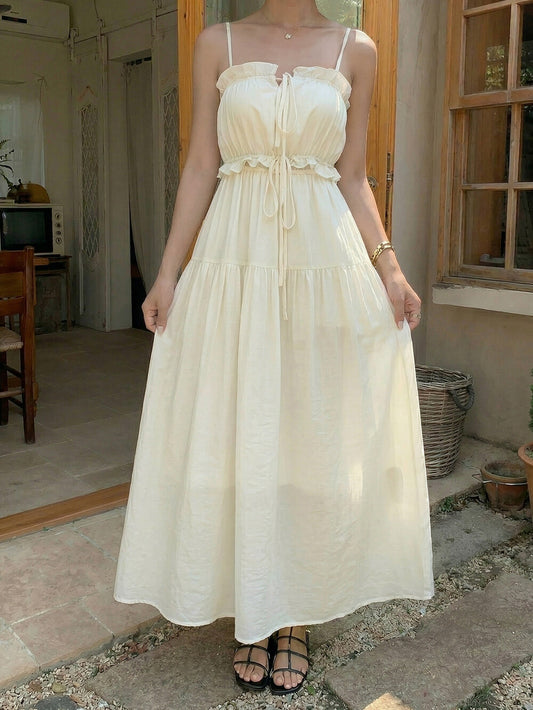 Women's Summer Boho Strapless Maxi Dress 2026 Casual Off Shoulder Smocked Flowy A Line Beach Holiday Long Dresses - Seldom Seen Styles
