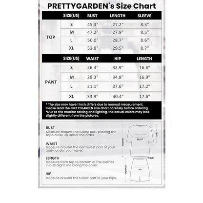 Women's Summer Two-Piece Set 2025 Casual Oversized Crewneck Split Hem Shirts & Side Pocket Biker Shorts Minimalist Lounge Wear Soft Viscose Fabric Comfy Homewear Cozy Pjs