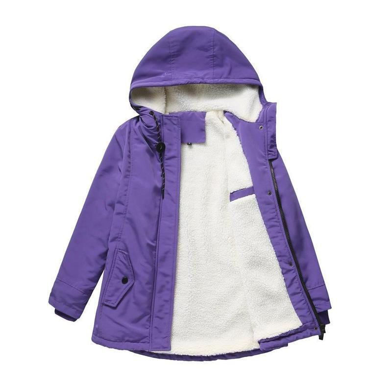 Women's Thick Winter Coat with Hood & Quilted Lining – Warm Puffer Jacket | S–4XL Plus Size - Seldom Seen Styles