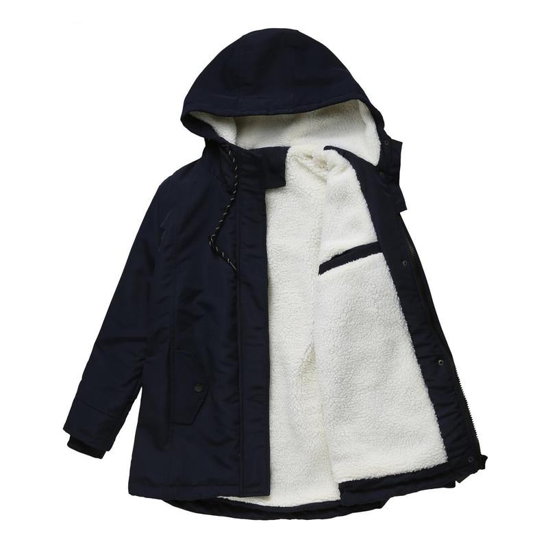 Women's Thick Winter Coat with Hood & Quilted Lining – Warm Puffer Jacket | S–4XL Plus Size - Seldom Seen Styles
