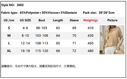 Rollkragenpullover für Damen, langärmelig, Farbblock-Strick, lässig, dick, warm, Herbst 2025, Pullover, Top, trendige Outfits 