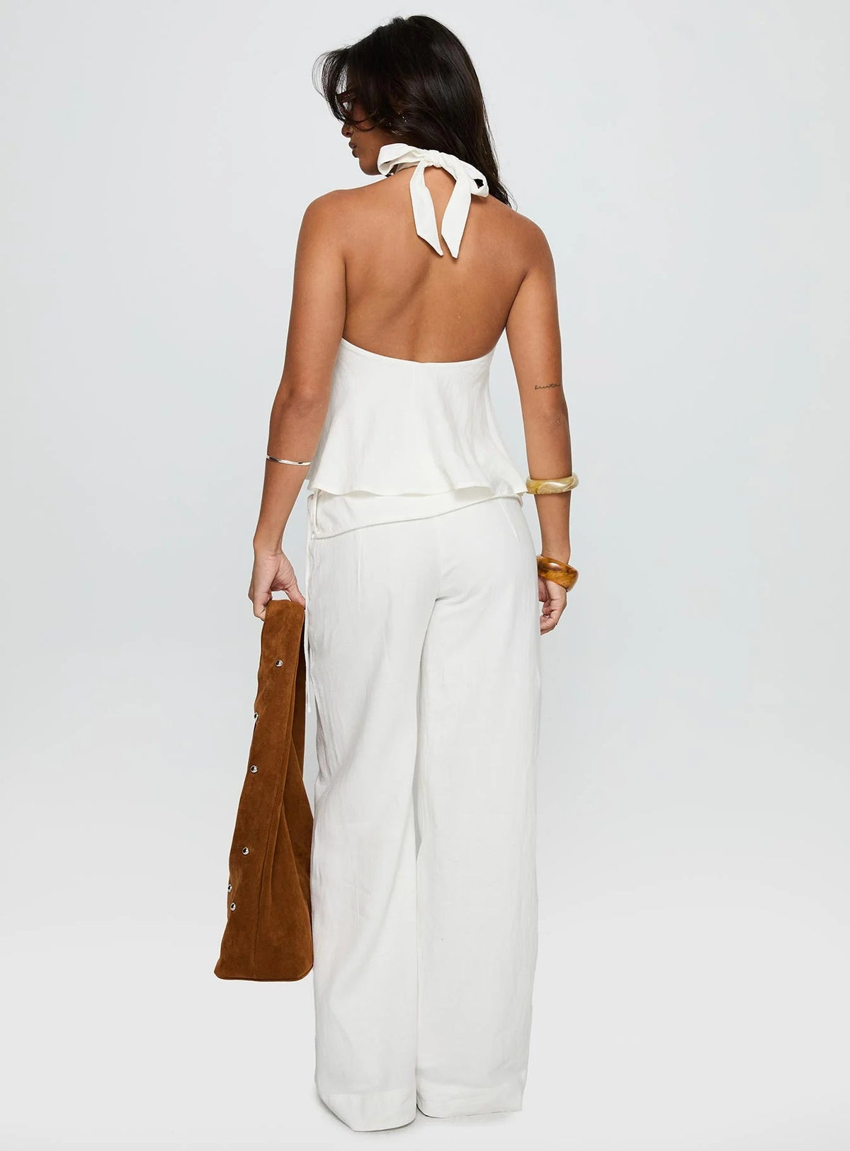 Women's Wide Leg Linen Pants Relaxed Fit High Waist Lightweight Breathable Casual Summer Beach Vacation Boho Trousers | Linen Drift - Seldom Seen Styles