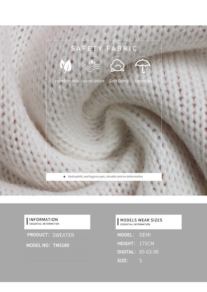 Damen Y2K Strickpullover mit Schleifendruck, Rundhalsausschnitt, Langarm, Strickpullover, locker gestrickt, Weihnachten, trendiger Pullover