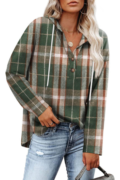 Haut pour femme col en V boutonné, pull pour femme, hauts à manches longues, tenues d'automne 2025, coupe ample