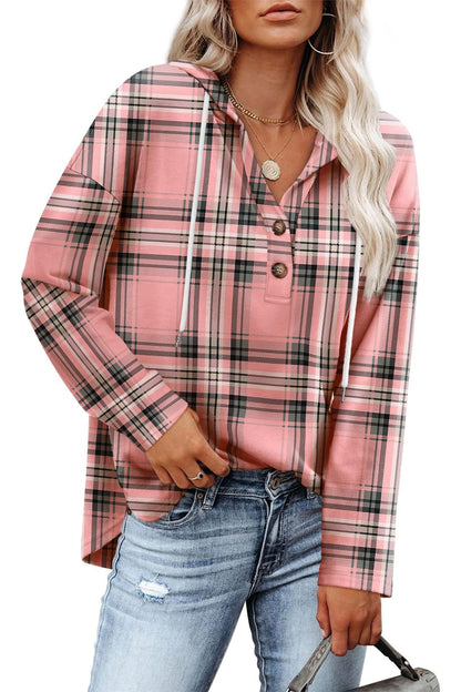 Haut pour femme col en V boutonné, pull pour femme, hauts à manches longues, tenues d'automne 2025, coupe ample