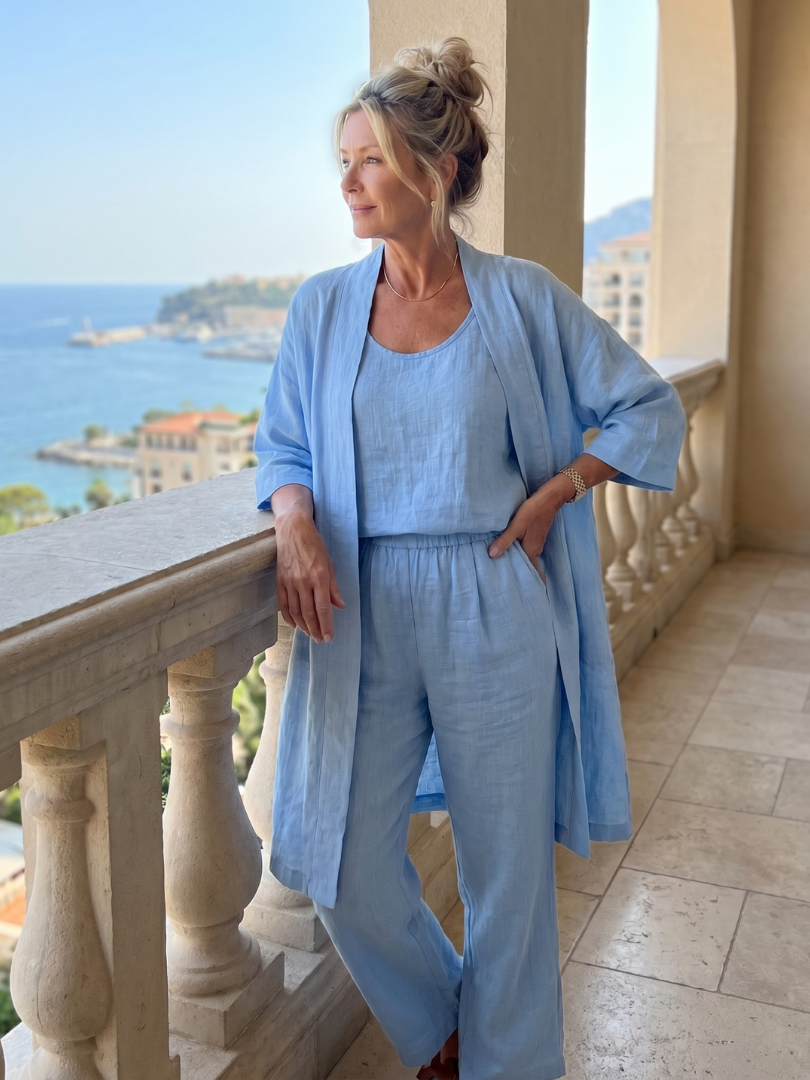 Yael | Three Piece Relaxed Top Pant Set - Seldom Seen Styles