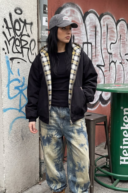 Kapuzenpullover Taliam mit Reißverschluss