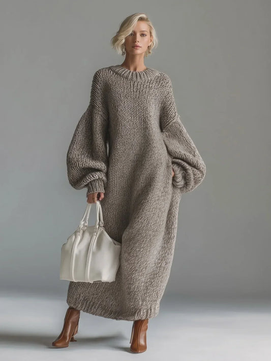 Zoria™ – Elegant Knit Dress - Seldom Seen Styles