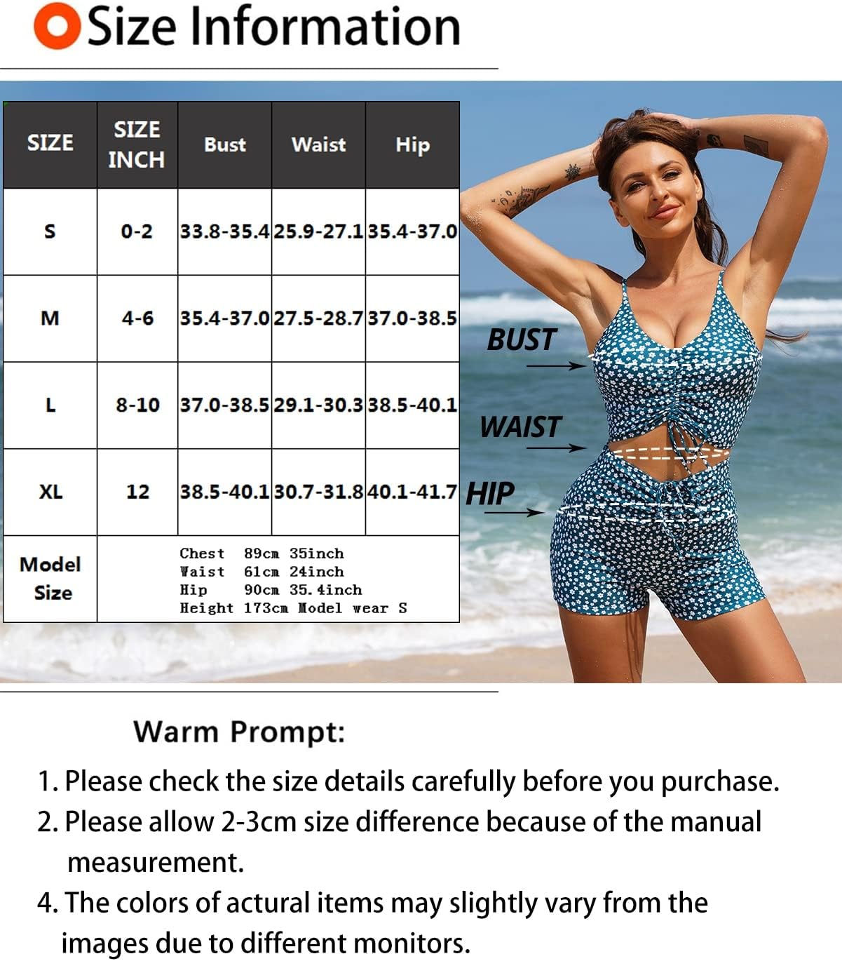 High Waisted Bikini Sets for Women Boy Shorts Swimsuits Sporty Bathing Suit - Seldom Seen Styles