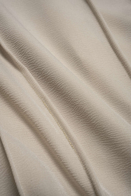 Robe midi sans manches à col rond