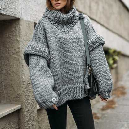 Fluffy Rough Sweater New Arrival Sweater Knitwear Pullover Women's  Long Sleeve