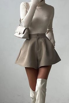 Women's High Waisted A Line Shorts Flowy Casual Mini Shorts