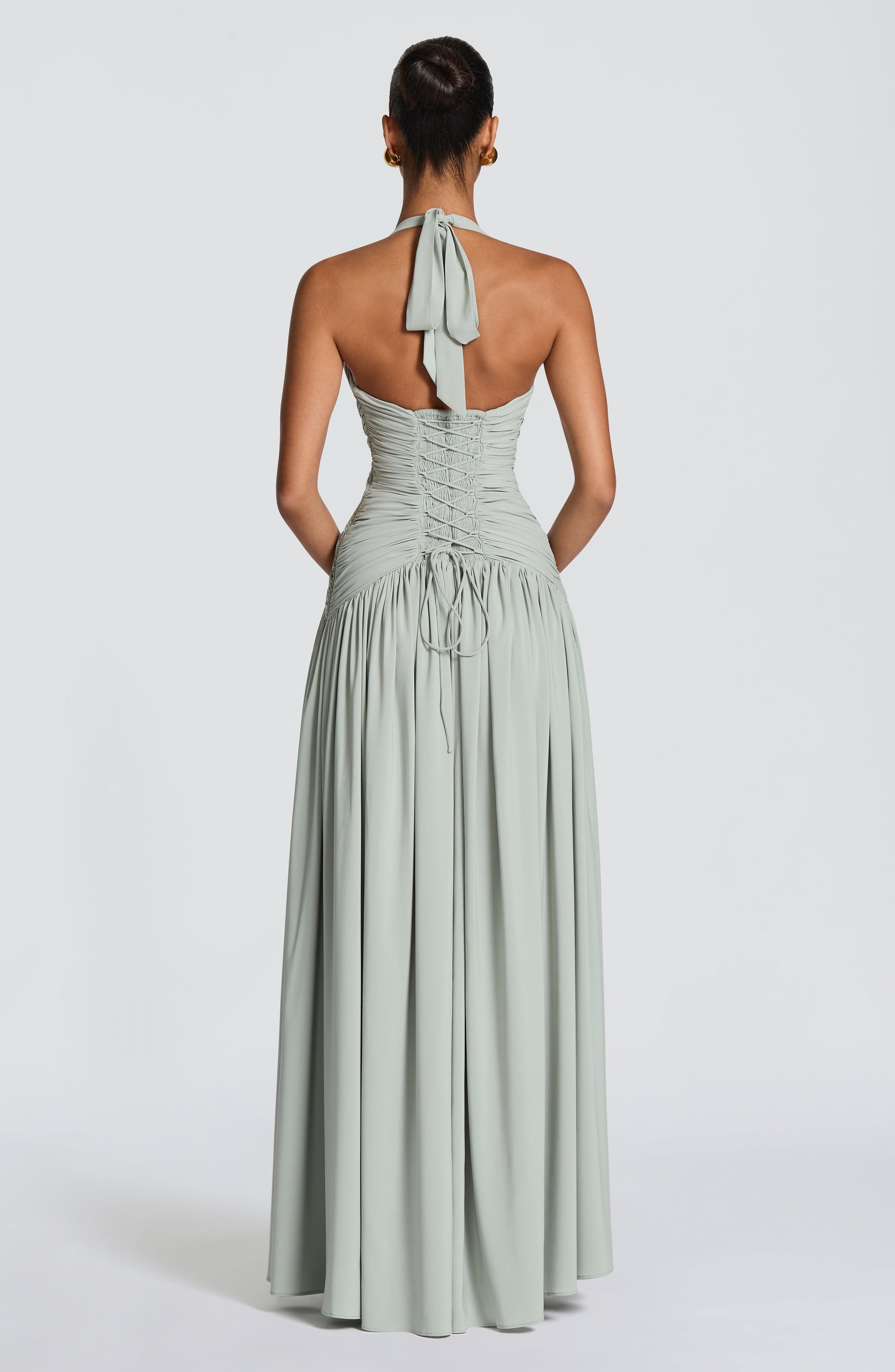 Amaris Maxi Dress - Sage Dress Babyboo Fashion Premium Exclusive Design