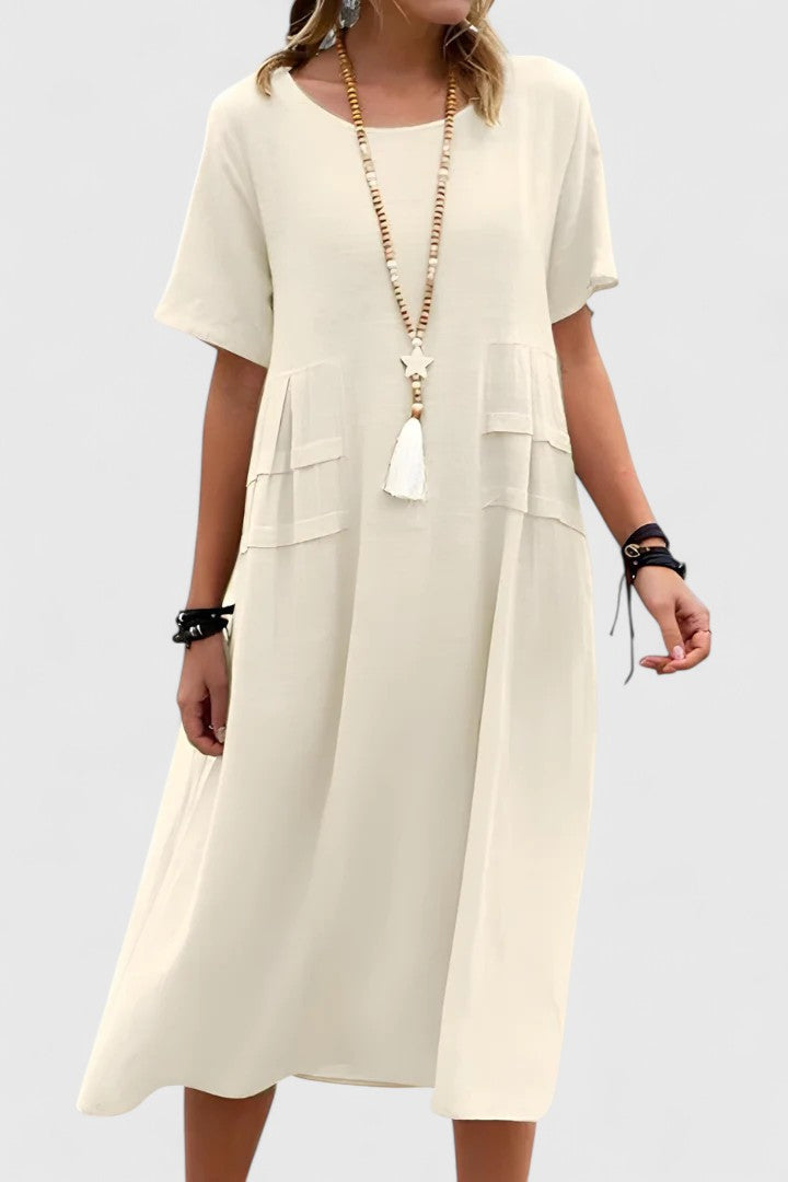 Krystina | Elegant Midi Dress - Seldom Seen Styles