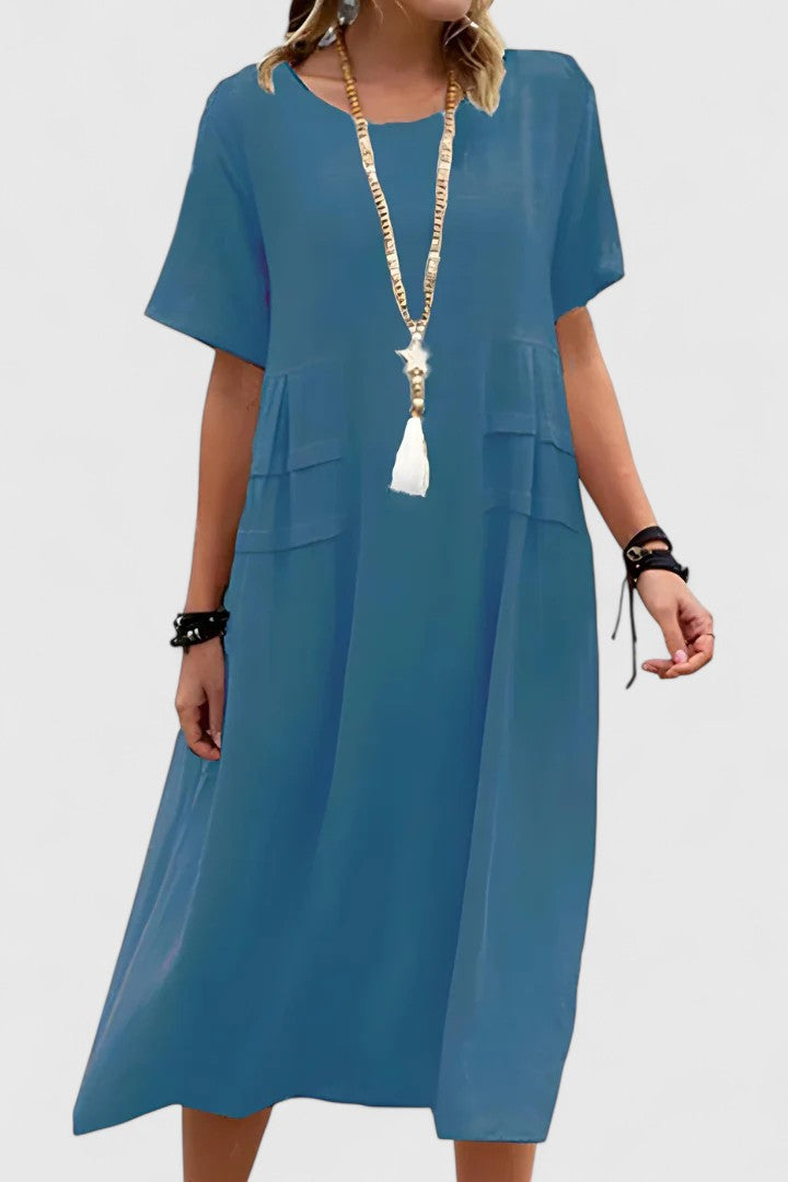 Krystina | Elegant Midi Dress - Seldom Seen Styles