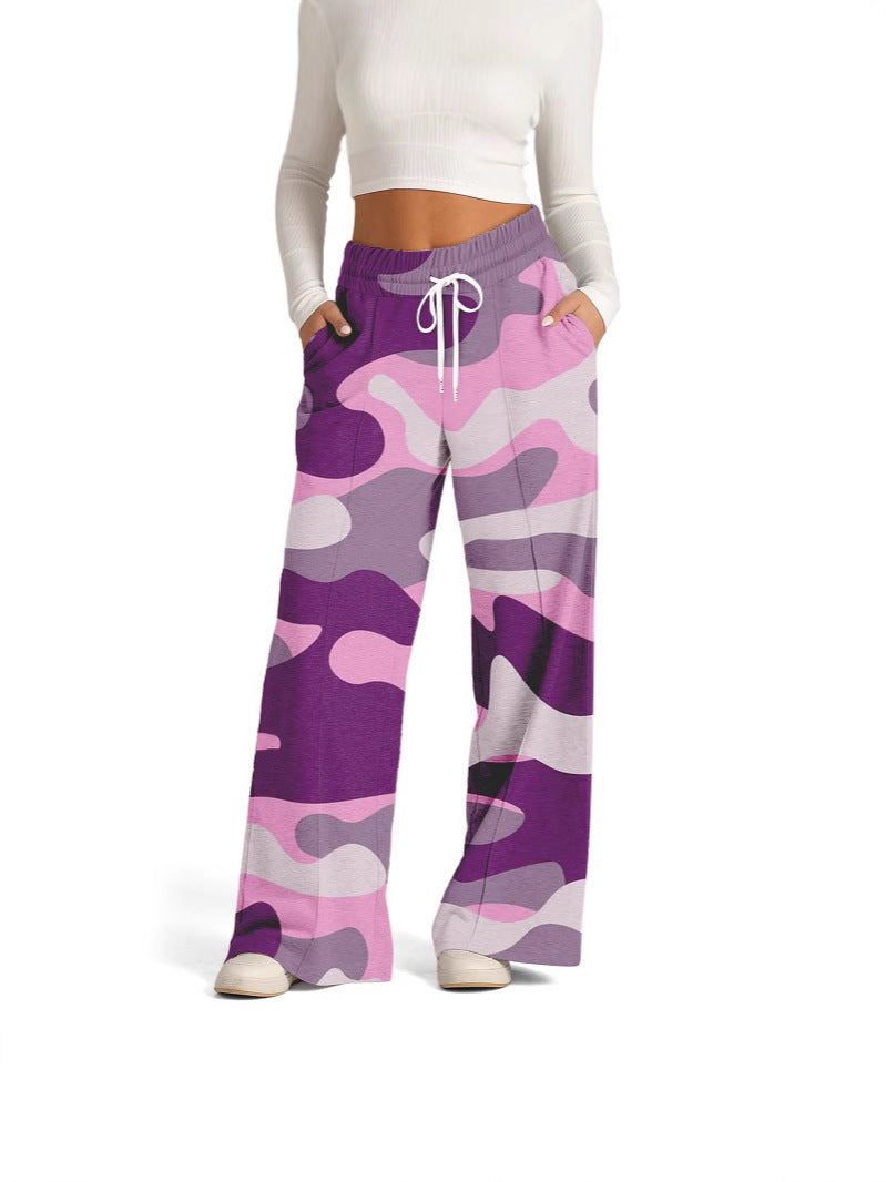 Women's Wide Leg Sweatpants Casual Loose Solid Color Pants Comfy Lounge Joggers Baggy Sweatpants Pockets - Seldom Seen Styles