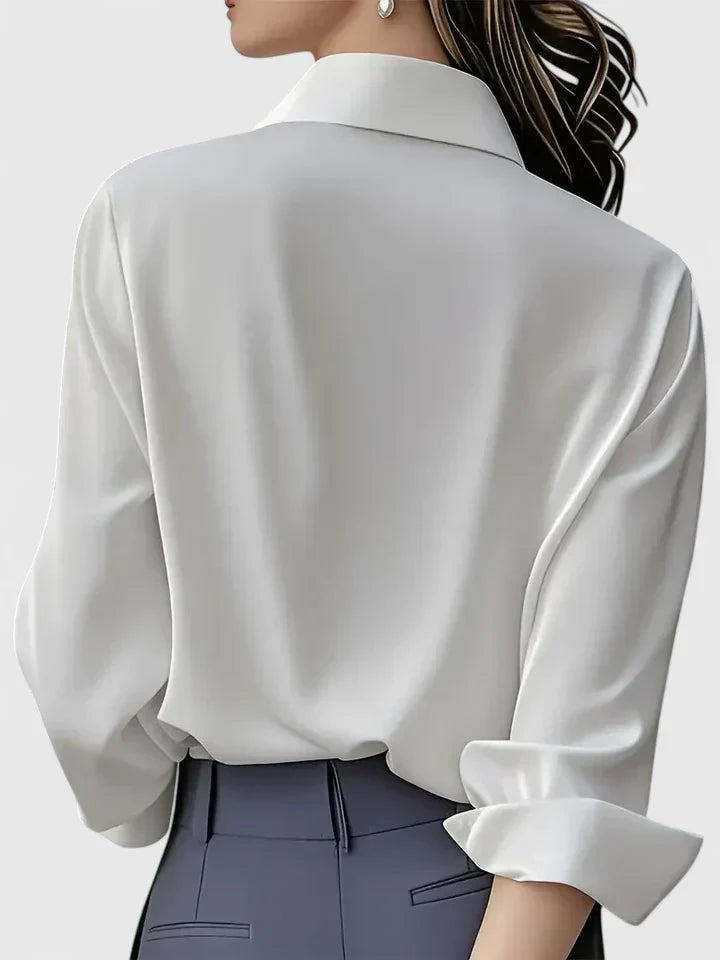 Reese | Women's Elegant Button Down Shirt with Concealed Placket - Seldom Seen Styles