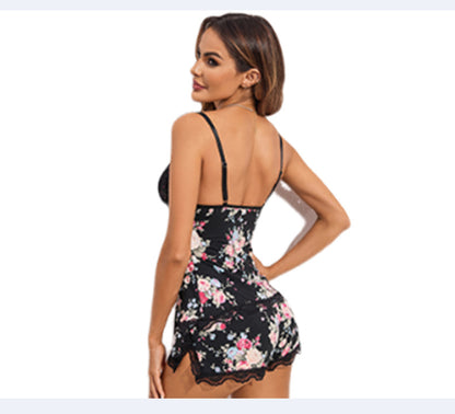 Ensemble de lingerie pour femme, pyjama et culotte, ensemble caraco en modal, vêtements de nuit doux pour les vacances, à porter au quotidien