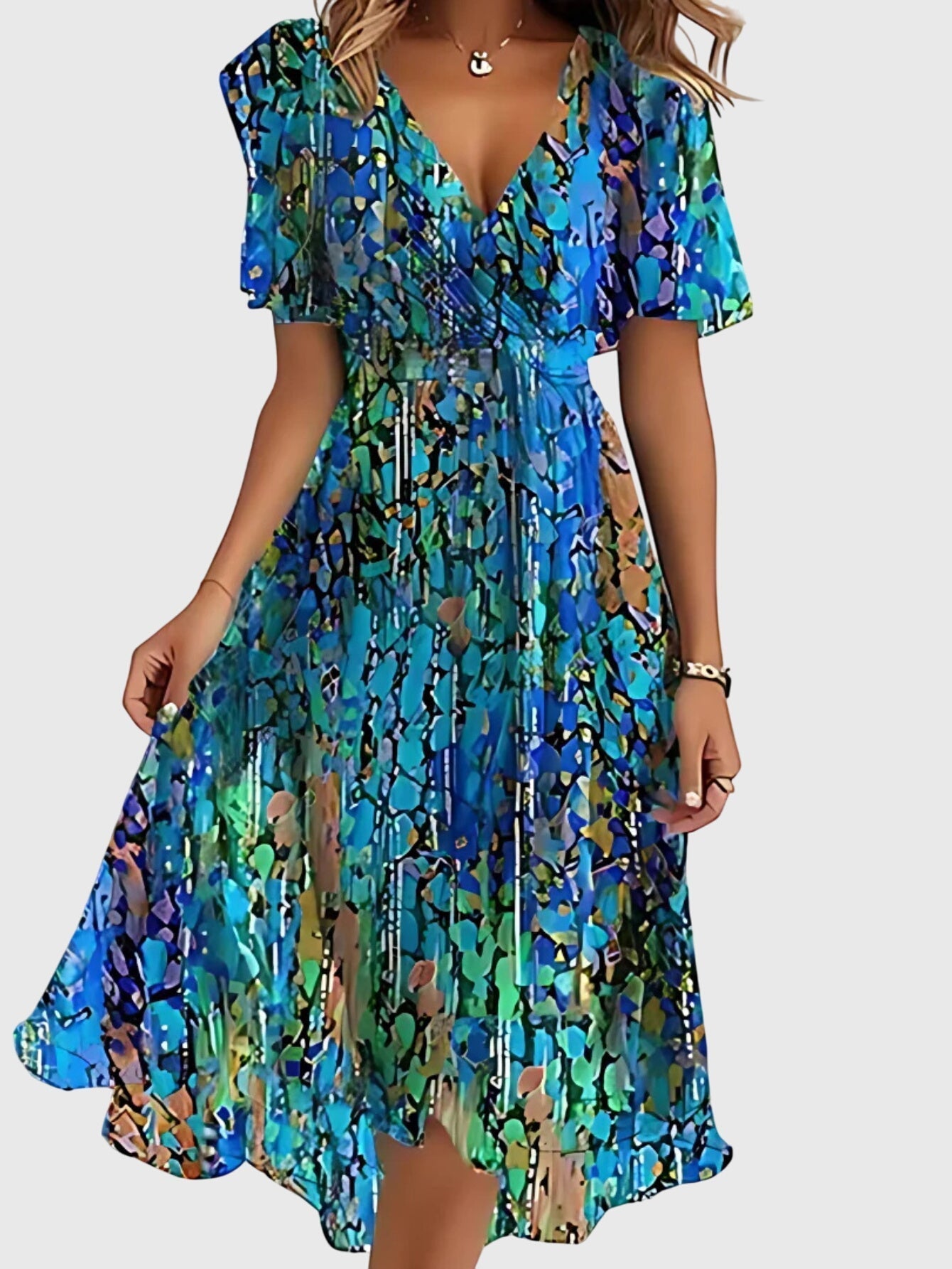 Maci - Warm Tummy Cover Summer Dress - Seldom Seen Styles
