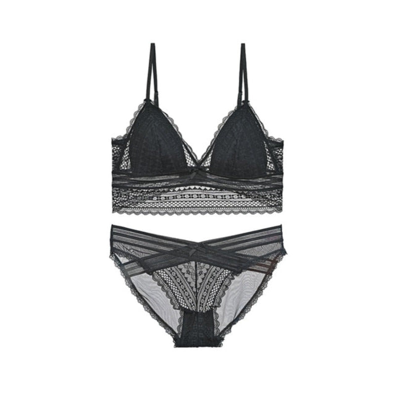 French Lace Bra and Panty Set - Seldom Seen Styles