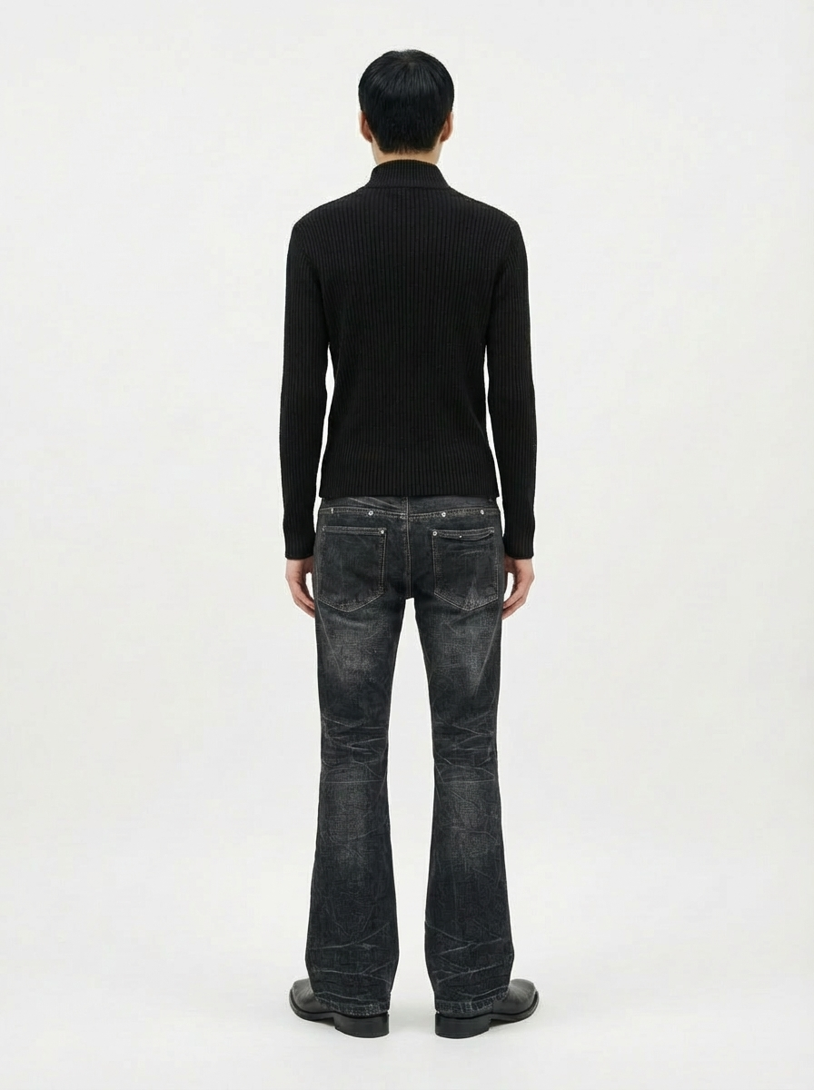 Twin Flared Denim - Seldom Seen Styles