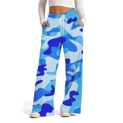 Women's Wide Leg Sweatpants Casual Loose Solid Color Pants Comfy Lounge Joggers Baggy Sweatpants Pockets