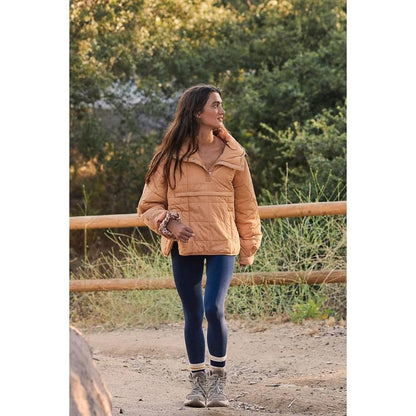 Womens Oversized Hooded Puffer Jacket Lightweight Pullover Hoodies Quilted Dolman Long Sleeve Warm Winter Coat