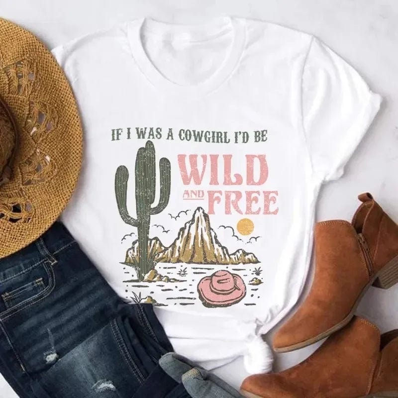 Vintage Boho Western Oversized Graphic Tee - Seldom Seen Styles