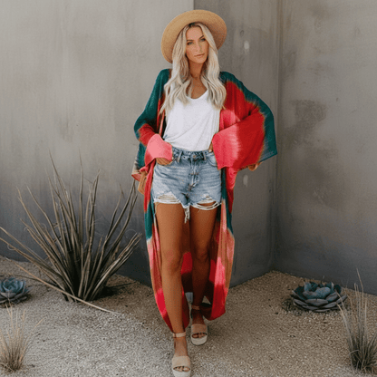 Boho Beach Kimono Cover Up