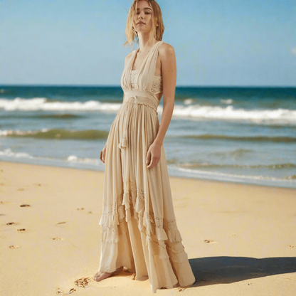 Boho Summer Beach Maxi Dress