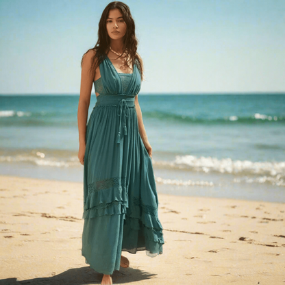Boho Summer Beach Maxi Dress