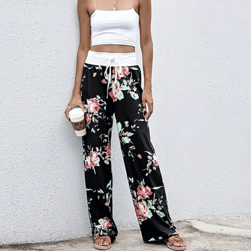 Casual Print Sweatpants - Seldom Seen Styles