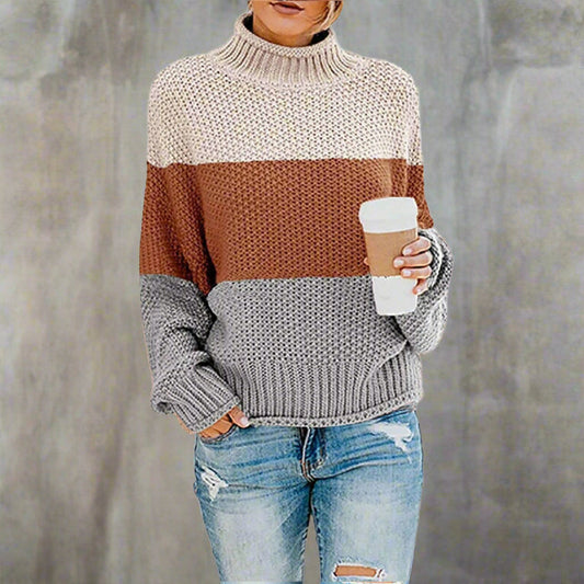 Boho Striped Knit Sweater - Seldom Seen Styles