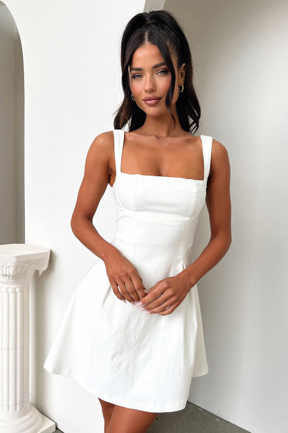 Bransley Dress - White - Seldom Seen Styles