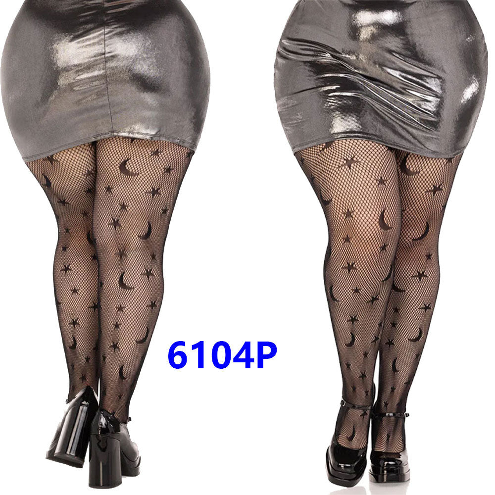 Plus Size Sexy Lingerie Women's Sexy Stockings Free off Open Files Socks Garter Jacquard Leggings7546P - Seldom Seen Styles