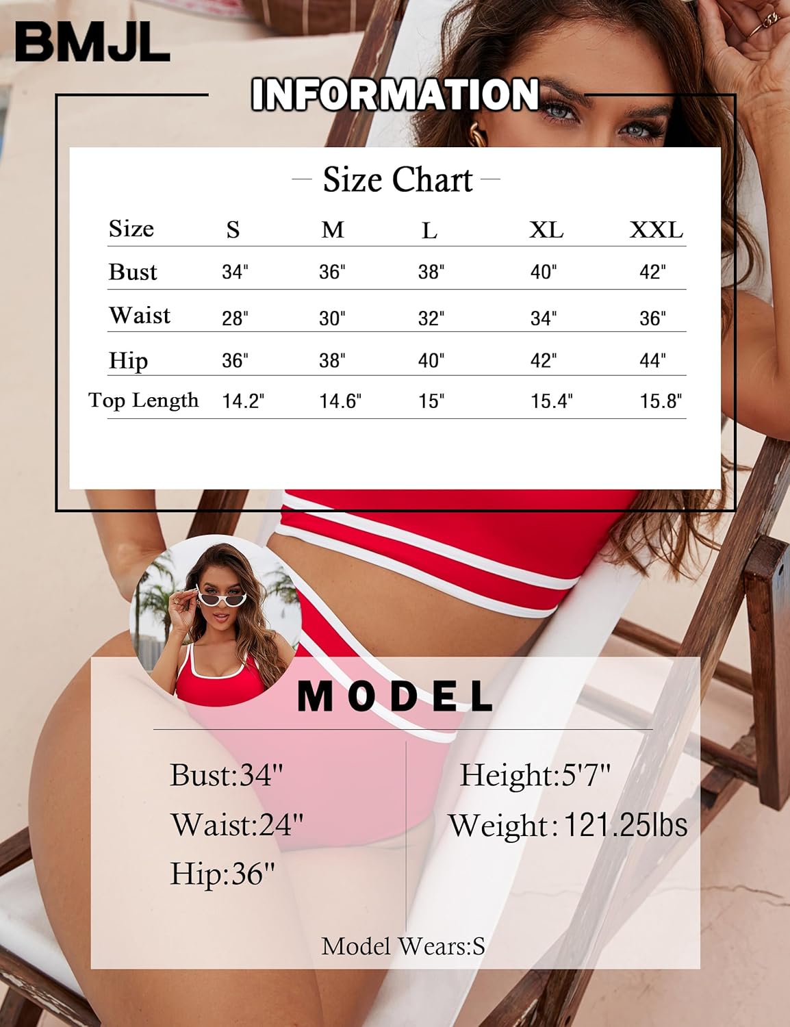 Women's High Waisted Bikini Sets Sporty Two Piece Swimsuits Color Block Cheeky High Cut Bathing Suits - Seldom Seen Styles