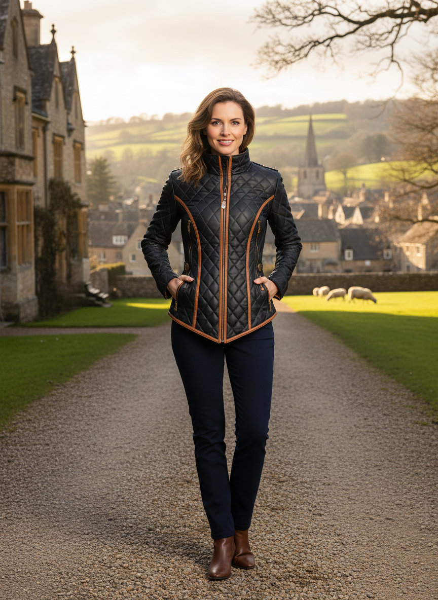 Lillian | Diamond-quilted Padded Jacket - Seldom Seen Styles