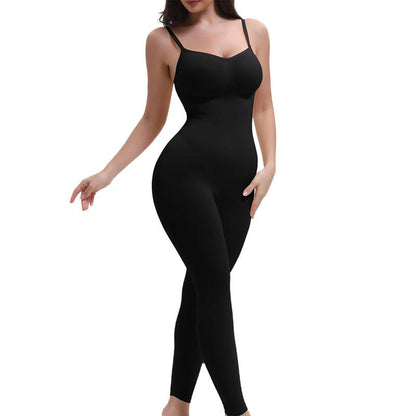 SHAPERX  Full Body Shapewear Tummy Control High Waisted Leggings Stretchy Bodysuit Black Sculpting