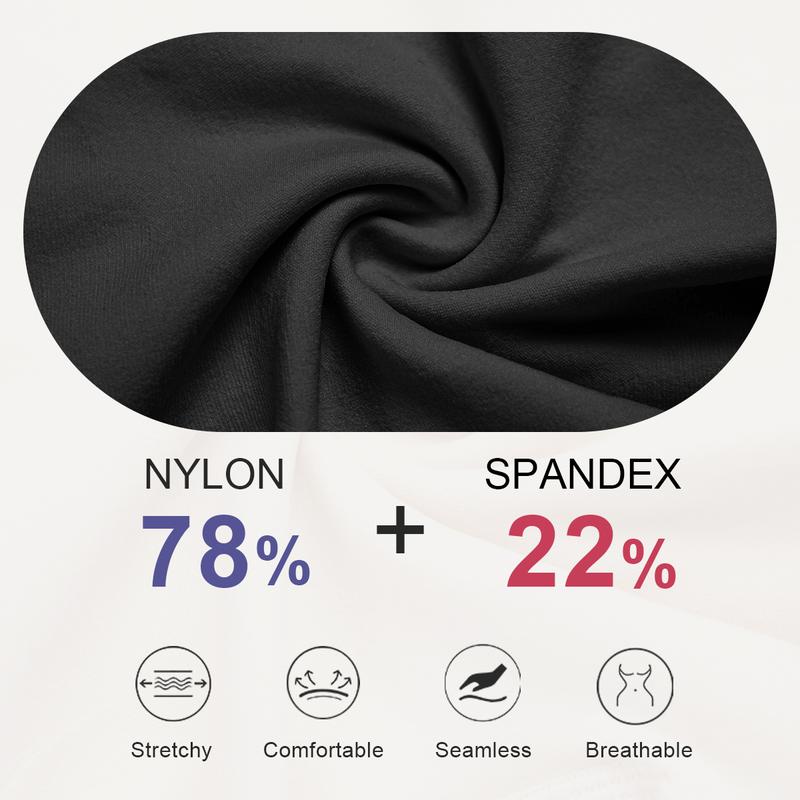 SHAPERX  Full Body Shapewear Tummy Control High Waisted Leggings Stretchy Bodysuit Black Sculpting