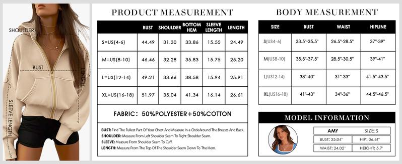 Women's Gold Zipper Hoodie Long Sleeve Fleece Y2K Style Casual Sweatshirt with Pockets for Fall Winter Clothes - Seldom Seen Styles