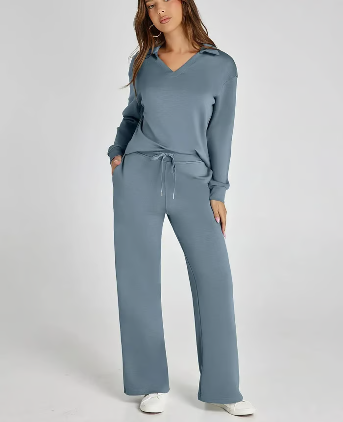 Women's 2 Piece Sets Outfits Casual Long Sleeve Sweatsuits Sets