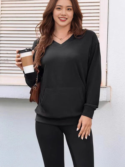 Sweatshirt for Women Long Sleeve Crewneck Sweatshirt Women Causal Loose Fit Pullover Tunic Top Fall Clothes Shirts