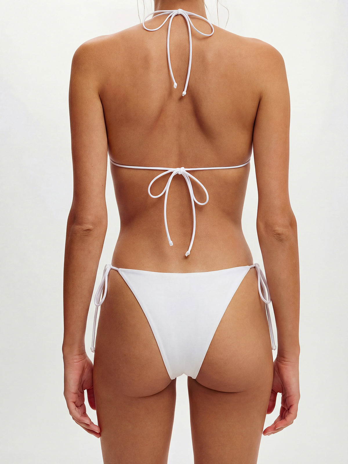 Classic Tie Side Brazilian Cheeky Sexy Triangle Two Piece Bikini Set - Seldom Seen Styles