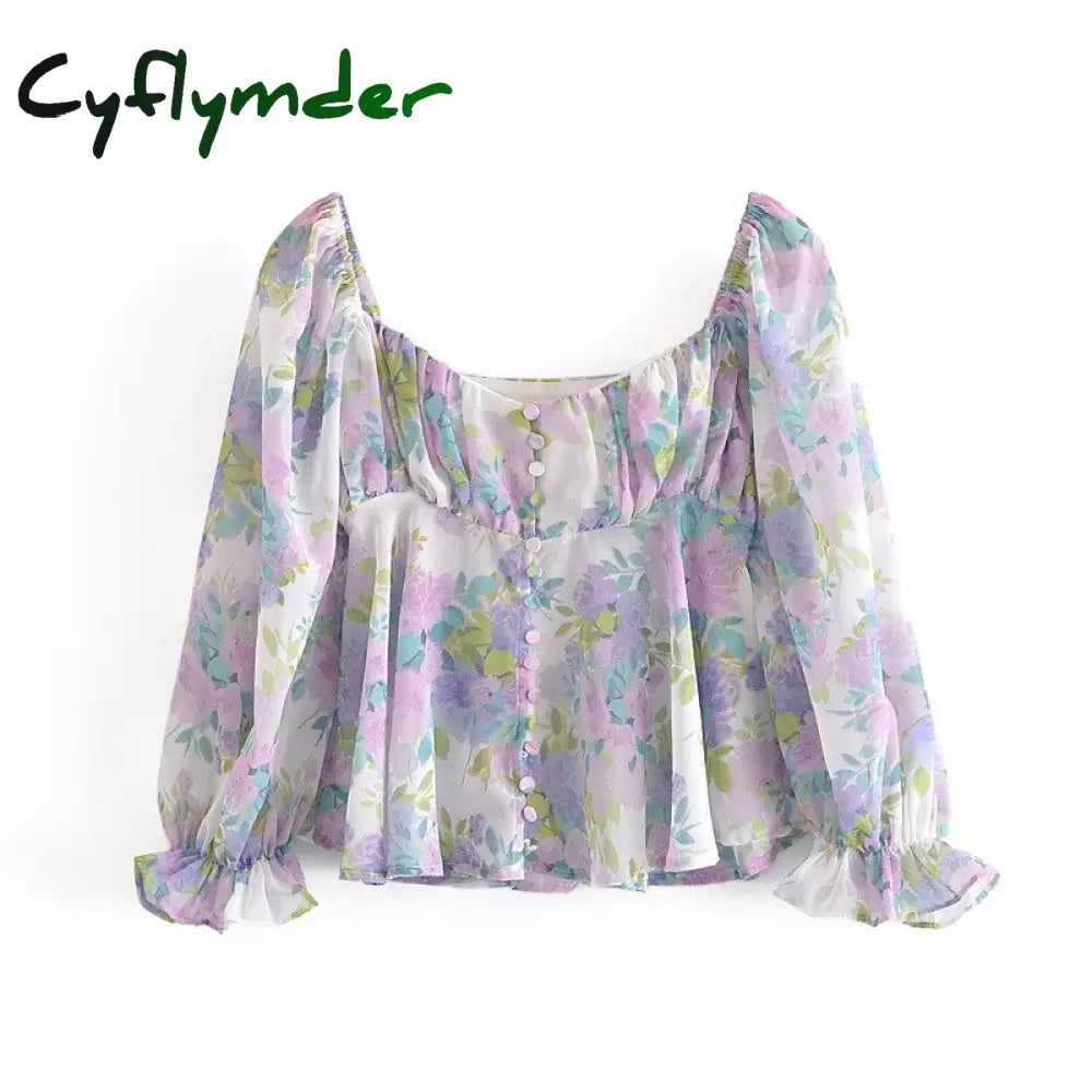 Cyflymder Puff Short Sleeve Boho Mini Dresses for Women Summer Fashion V-Neck Fashion Print Wedding Evening Dress Sexy Vestidos - Seldom Seen Styles