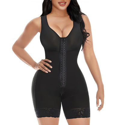 YIANNA Fajas Colombianas Shapewear for Women Tummy Control Full Shapewear Butt Lifter with Zipper Crotch