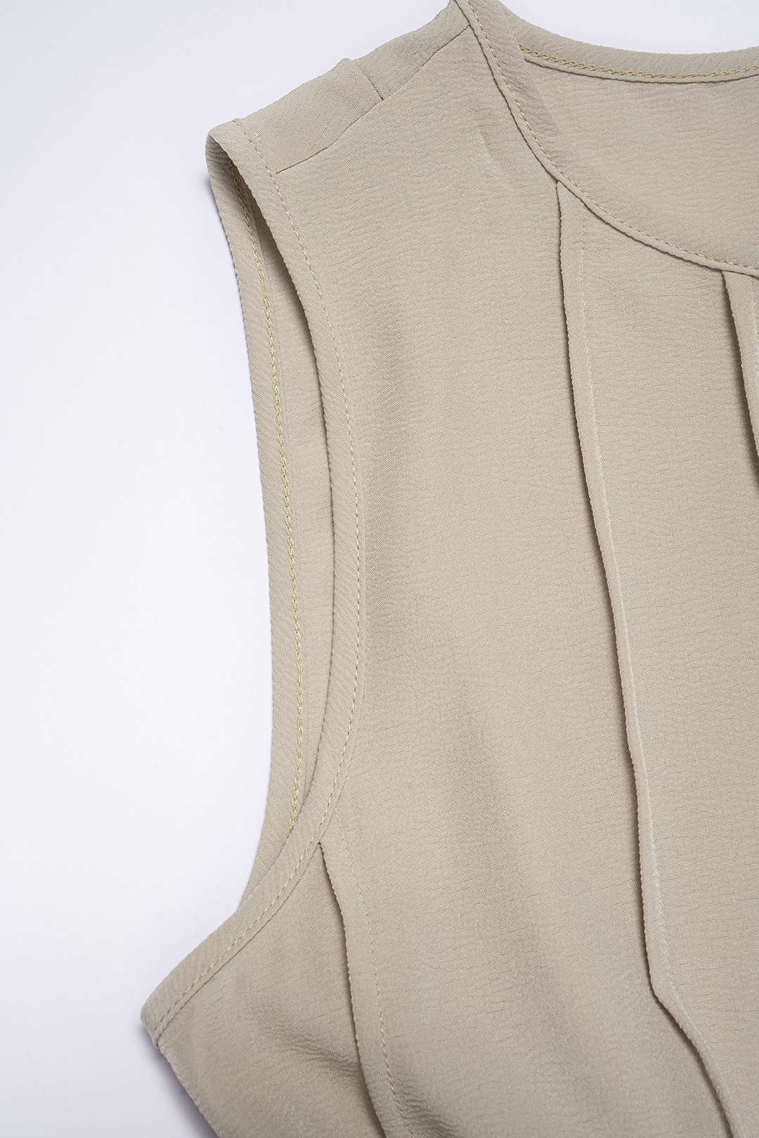 Round Neck Sleeveless Midi Dress - Seldom Seen Styles