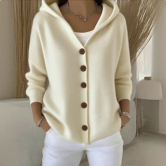 Cally – Soft Hooded Knit Cardigan for Effortless Everyday Comfort - Seldom Seen Styles